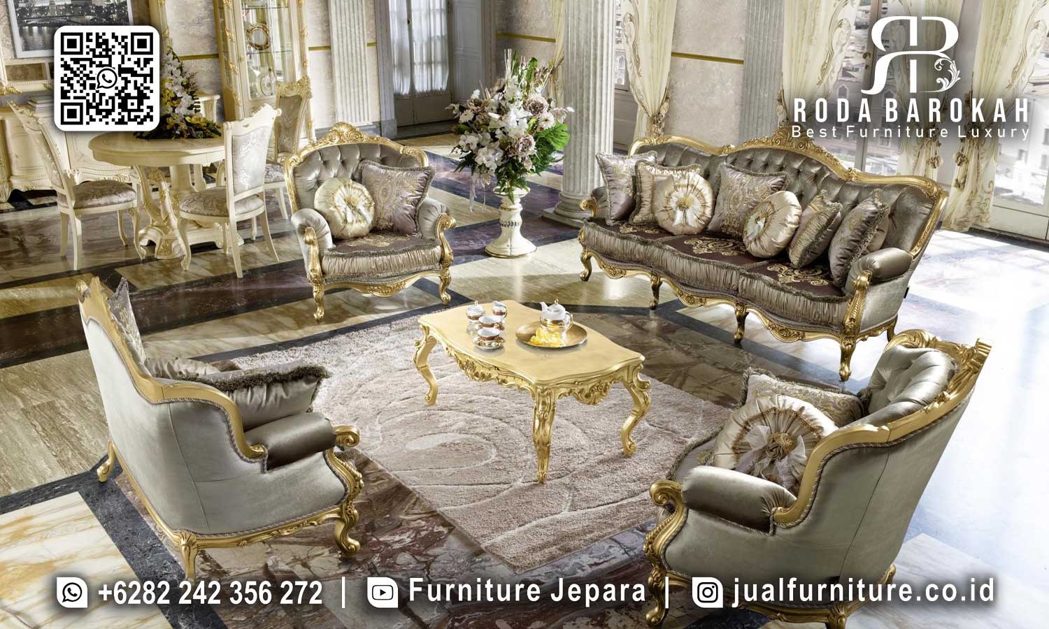 Favorit Sofa Tamu Mewah Stok Terbatas STM-797