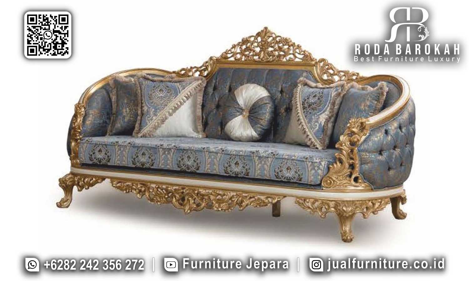 Toko Resmi Sofa Tamu Mewah Terbaru Tanpa Perakitan STM-804