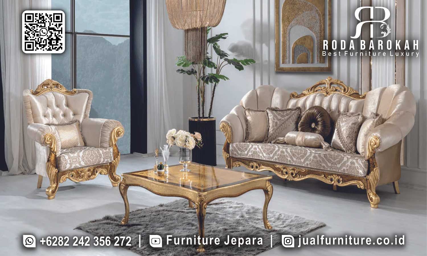 Harga Hemat Sofa Mewah Ruang Tamu Terlaris 2025 STM-804