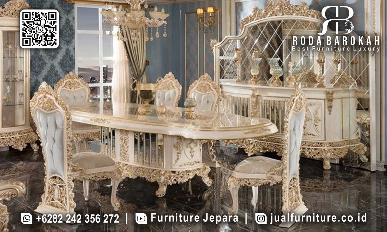Promo Eksklusif Jual Furniture Mewah Jepara Tanpa Perakitan SMM-530