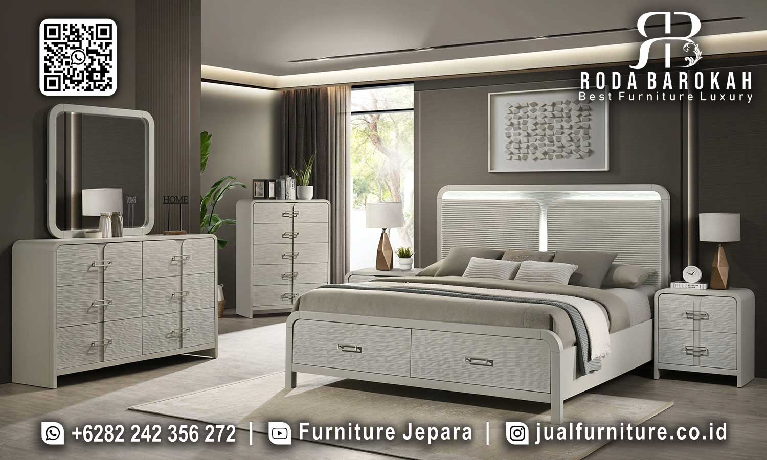 Top Seller Set Kamar Minimalis Elegan Kualitas Premium STT-404
