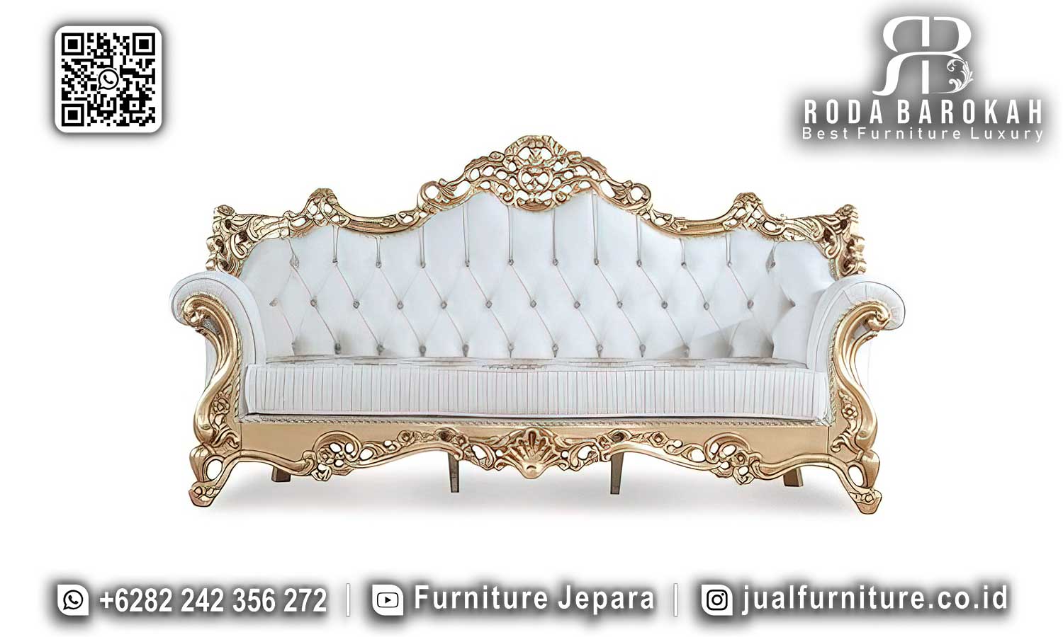 Best Seller Sofa Gold Ruang Tamu Sedang Laku STM-836