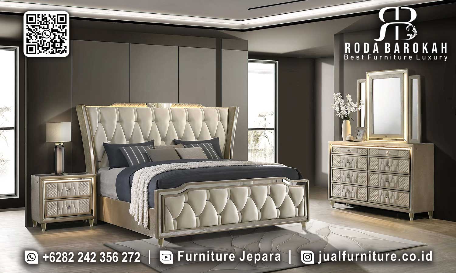 Flash Sale Set Kamar Tidur Minimalis Langsung Pakai STT-427