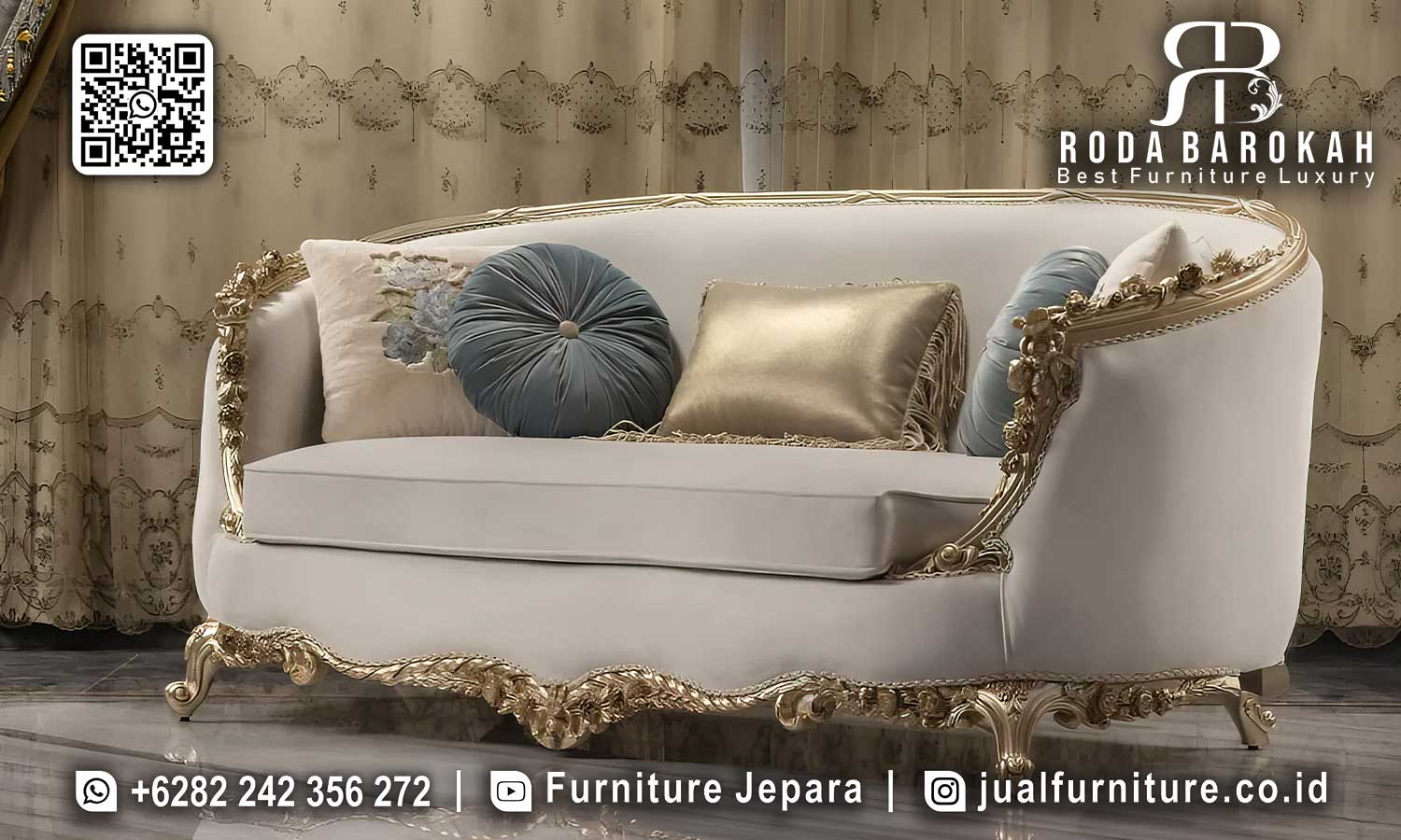 Hot Promo Sofa Mewah Terbaru Luxury Anti Rayap STM-824