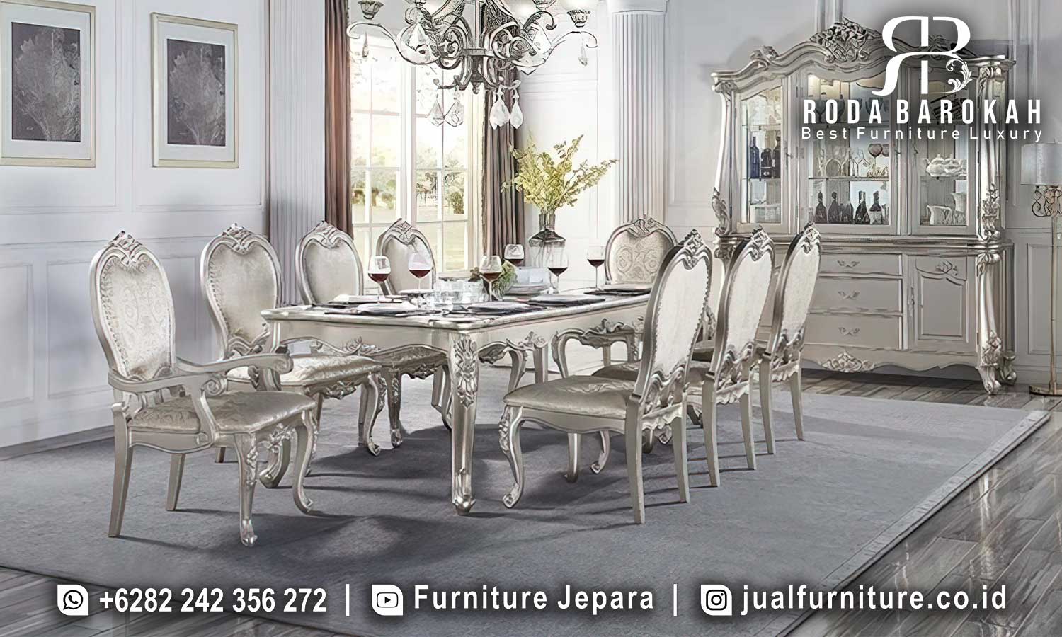 Jual Cepat Toko Furniture Meja Makan Bisa Custom SMM-537