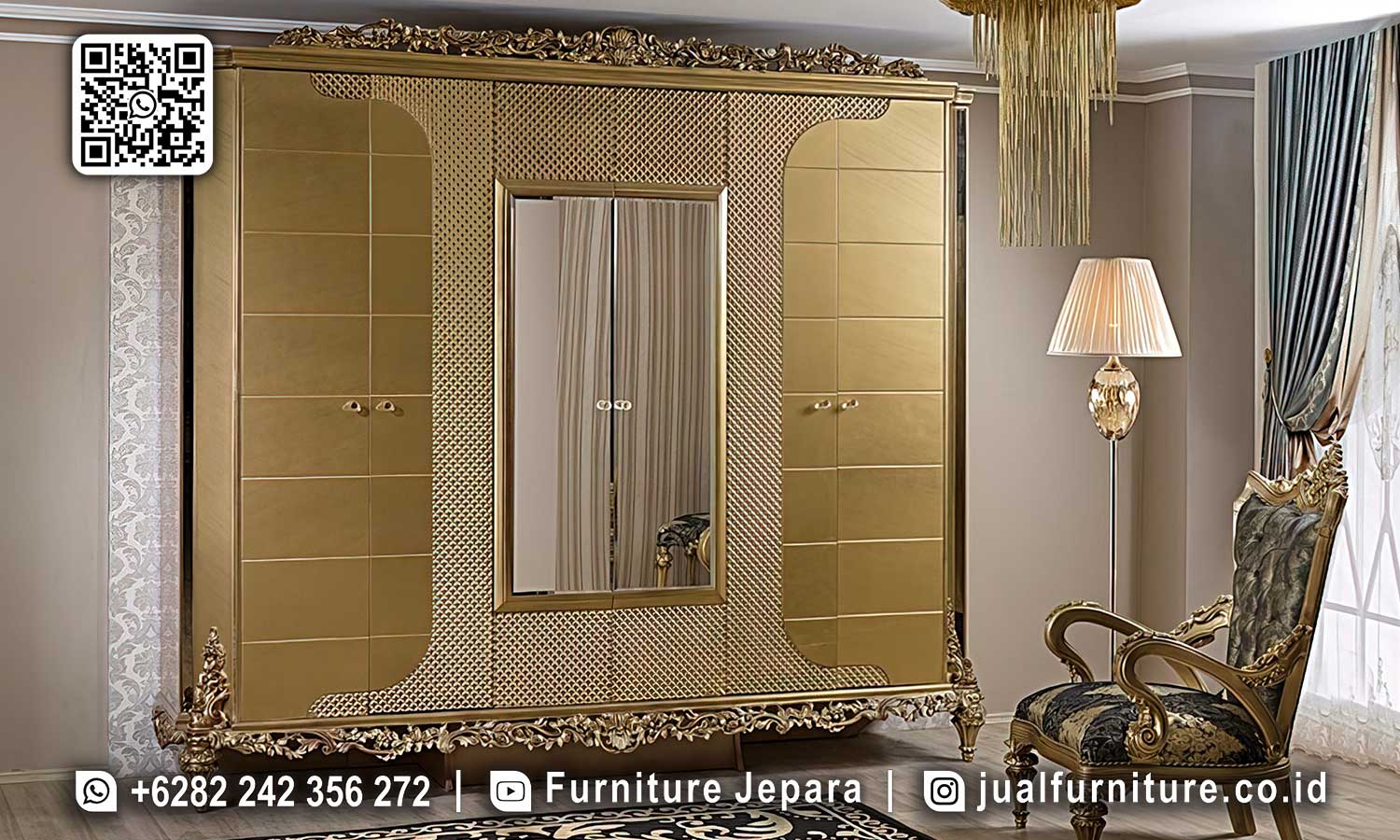 Khusus Hari Ini Furniture Kamar Tidur Sultan Sedang Laku STT-408