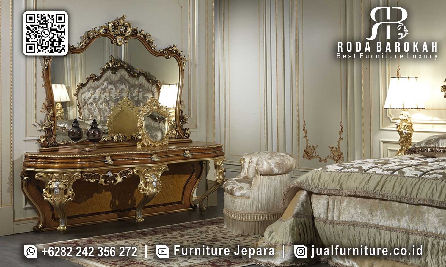 Khusus Hari Ini Set Kamar Luxury Mewah Warna Elegan STT-430