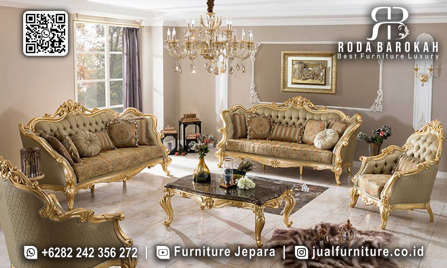 Rekomendasi Sofa Tamu Mewah Desain Modern STM-832