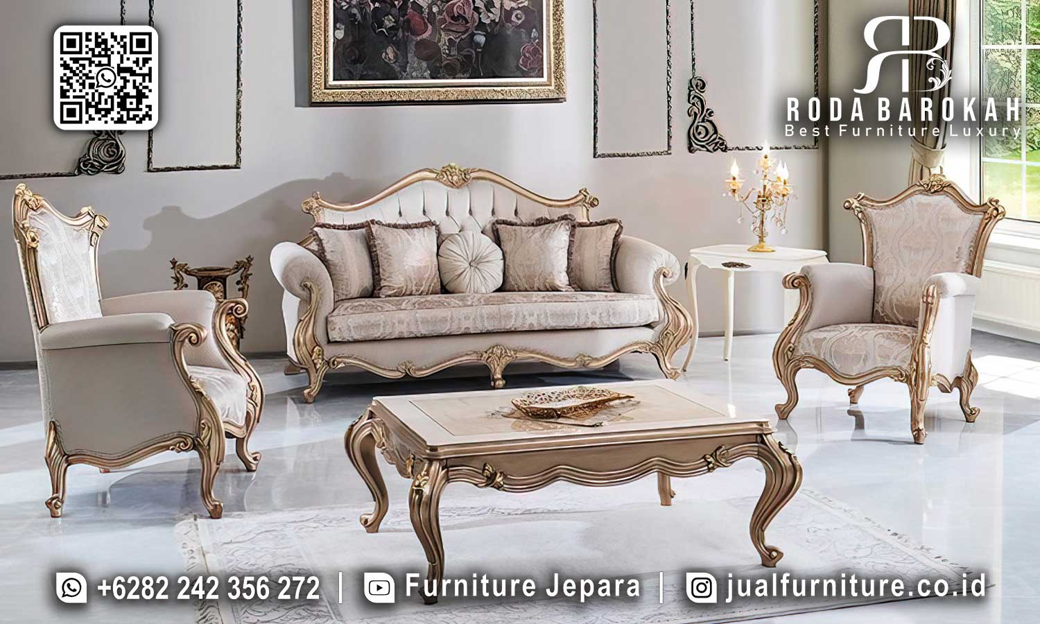 Serbu Sekarang Sofa Set Mewah Kursi Nyaman Dipakai STM-838