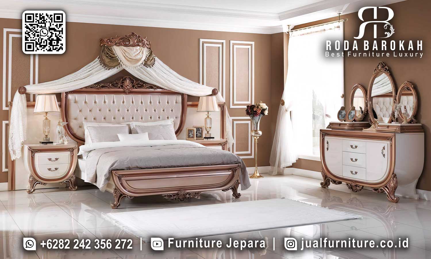 Tempat Tidur Mewah Rose STT-412 (2)