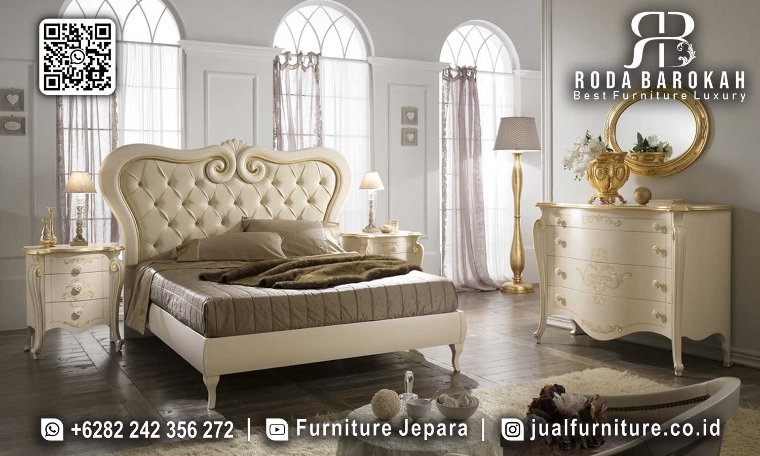 Tersedia Sekarang Set Kamar Mewah Indah Warna Elegan STT-429