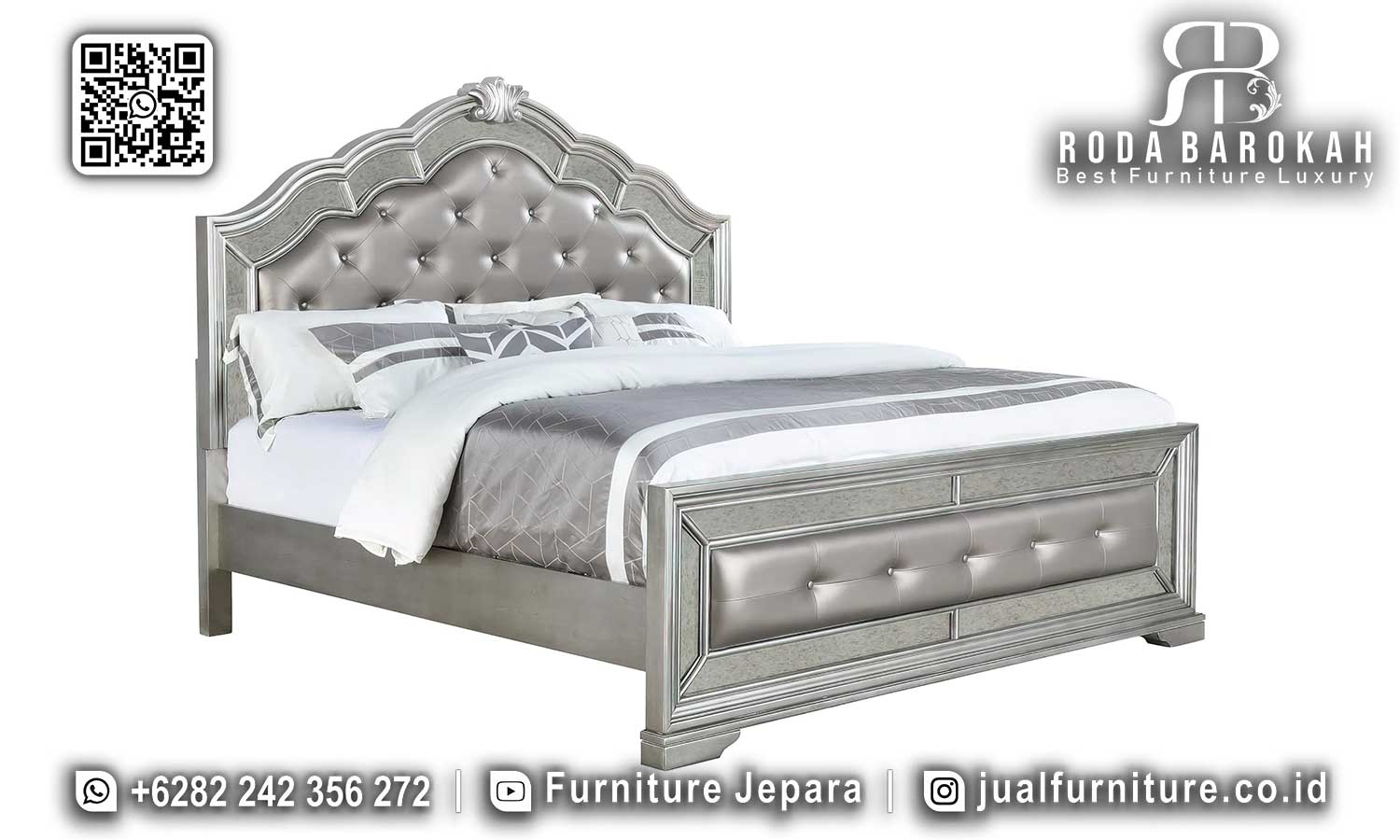 Top Seller Tempat Tidur Ukir Modern Garansi Resmi STT-425