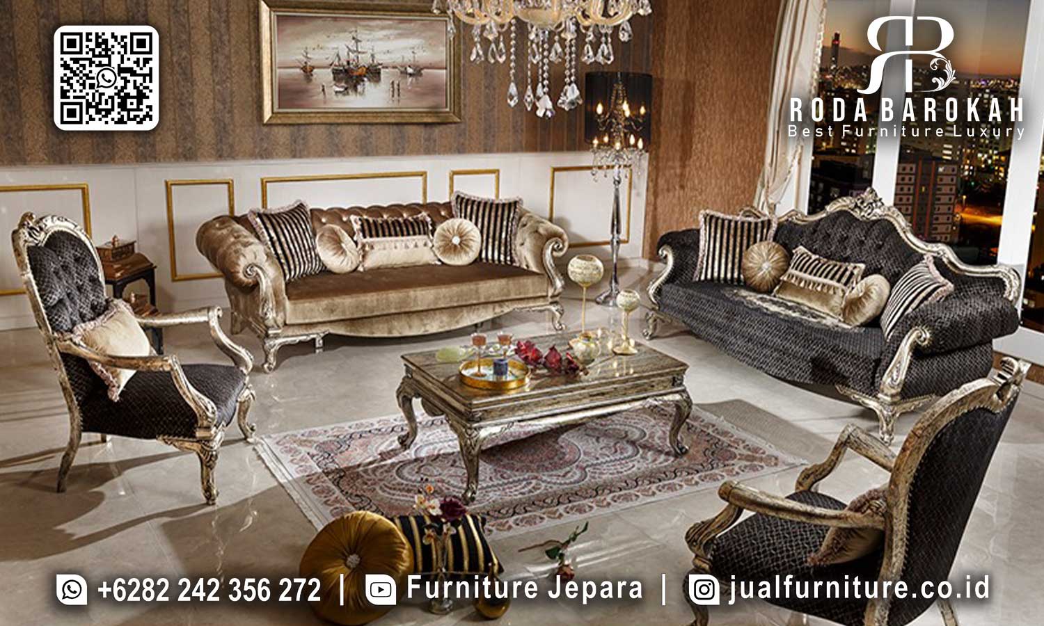 Deal Spesial Sofa Mewah Klasik Fleksibel Ruangan STM-833 1 Deal Spesial Sofa Mewah Klasik Fleksibel Ruangan STM-833