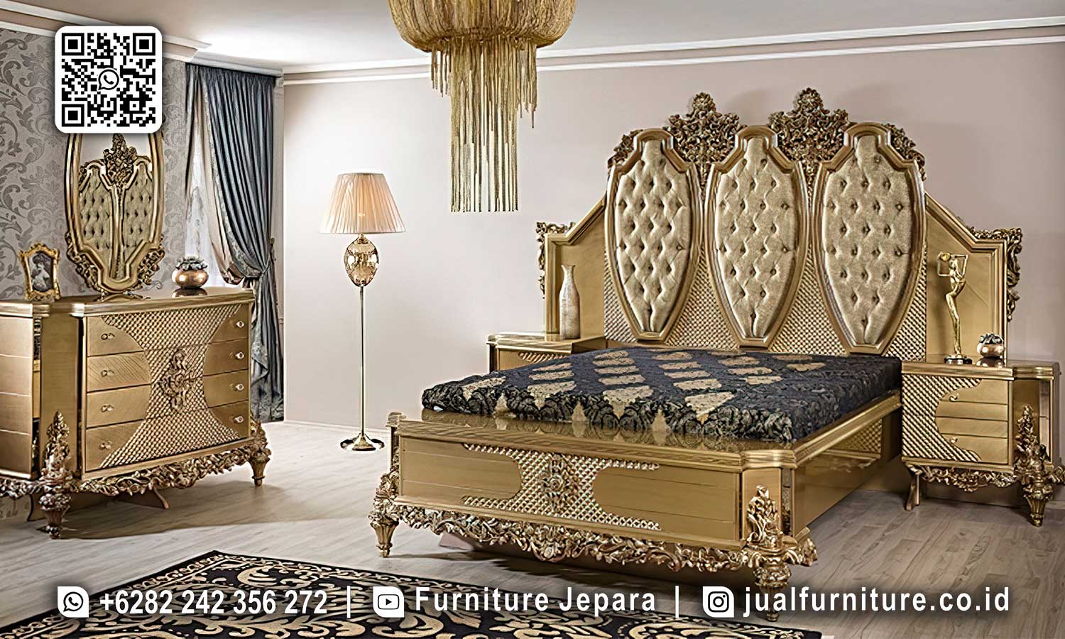 Khusus Hari Ini Furniture Kamar Tidur Sultan Sedang Laku STT-408