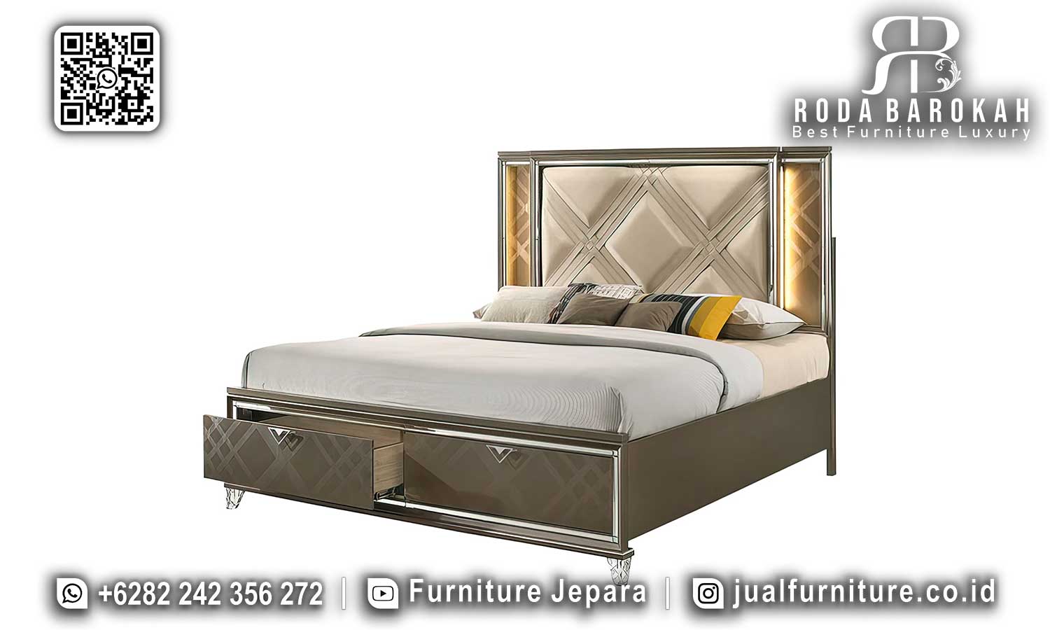 Ekspor Set Kamar Minimalis Modern Tidak Mudah Rusak STT-457