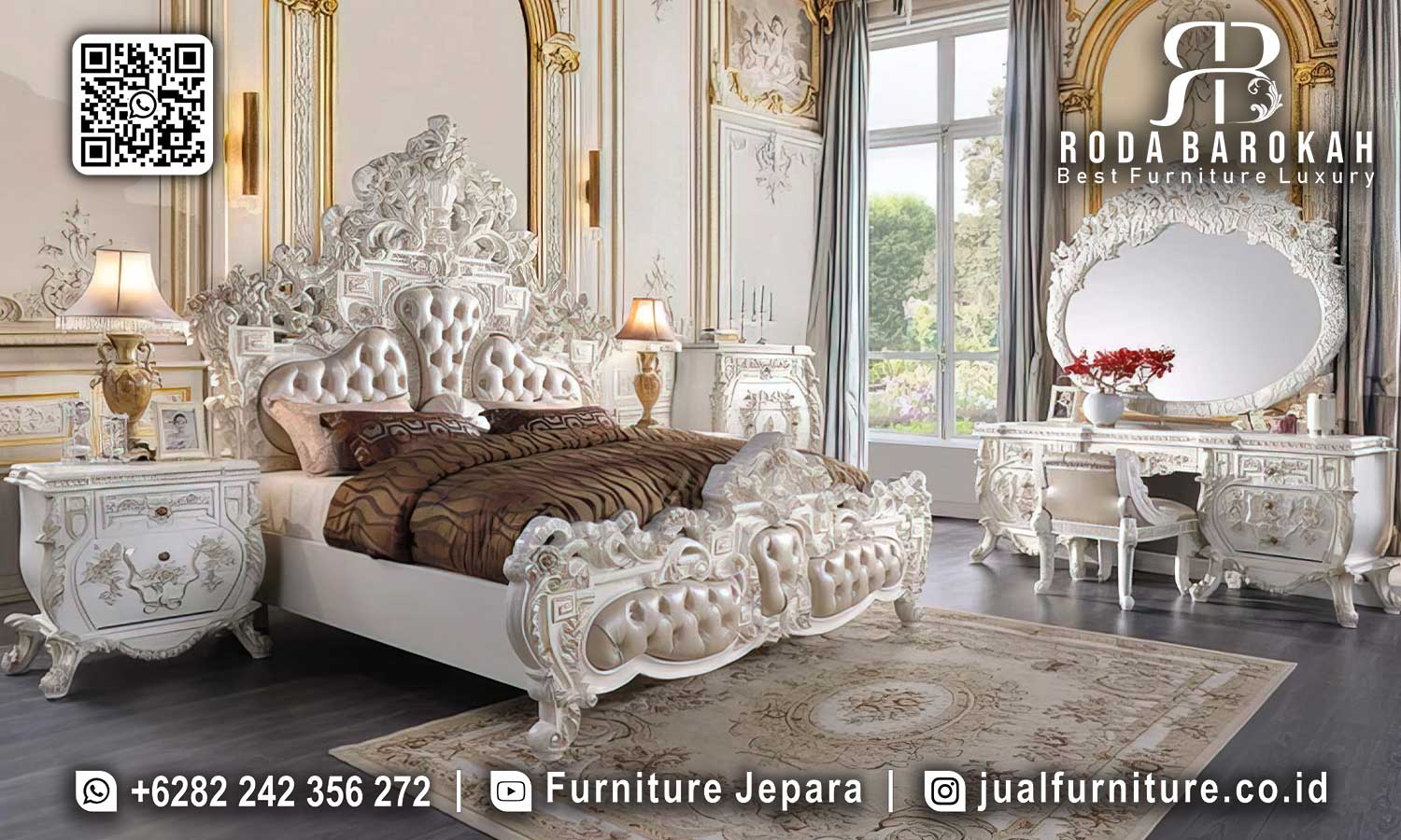 Jual Tempat Tidur Mewah Kualitas Tinggi STT-459