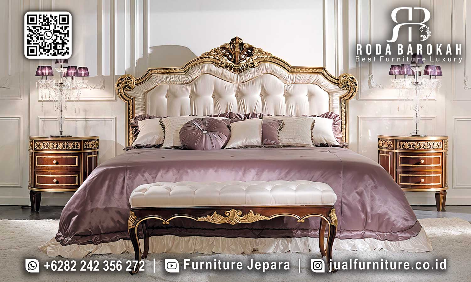 Pengrajin Tempat Tidur Mewah Gratis Ongkir STT-460
