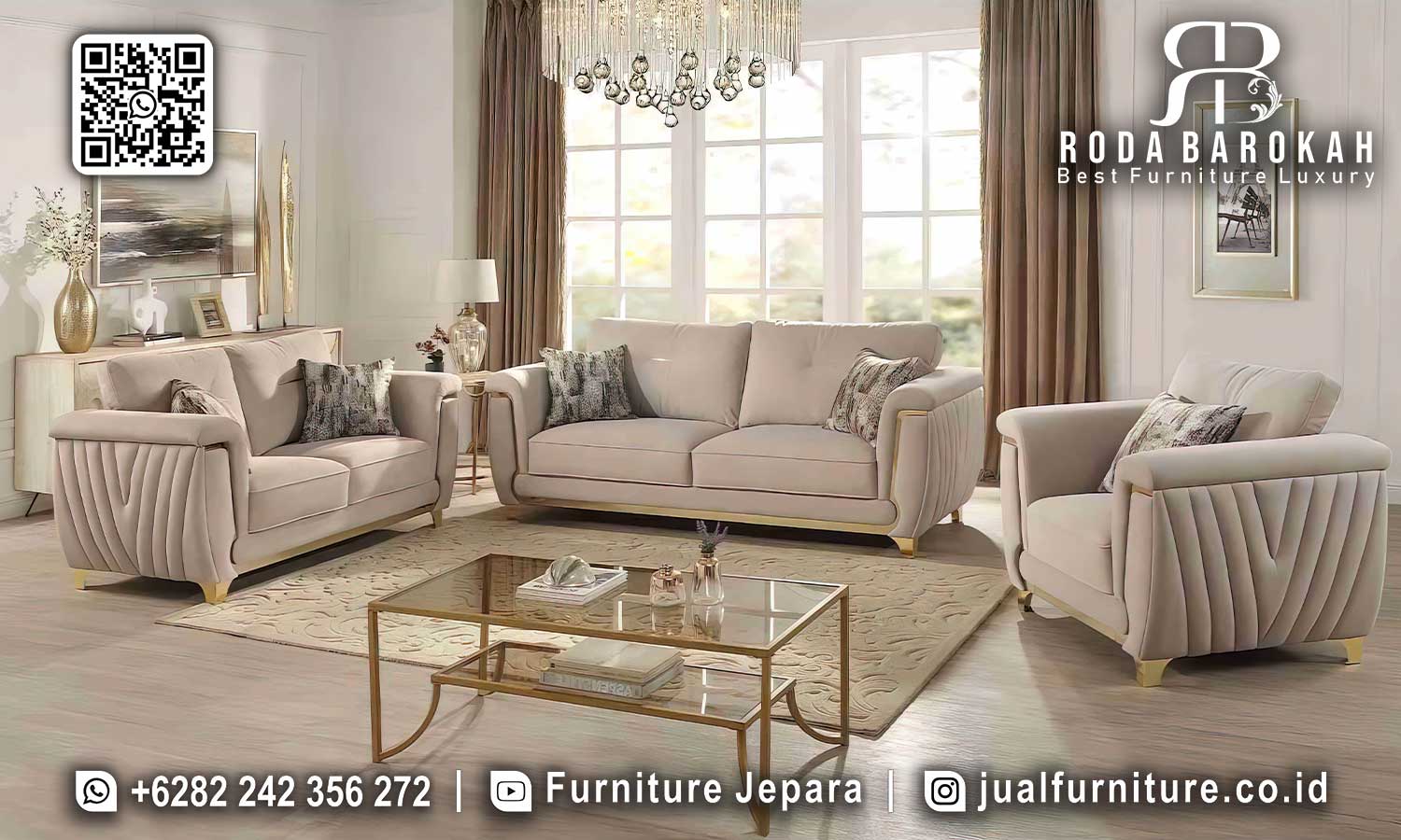 Pesan Sofa Tamu Minimalis Aurea Untuk Kafe STM-862