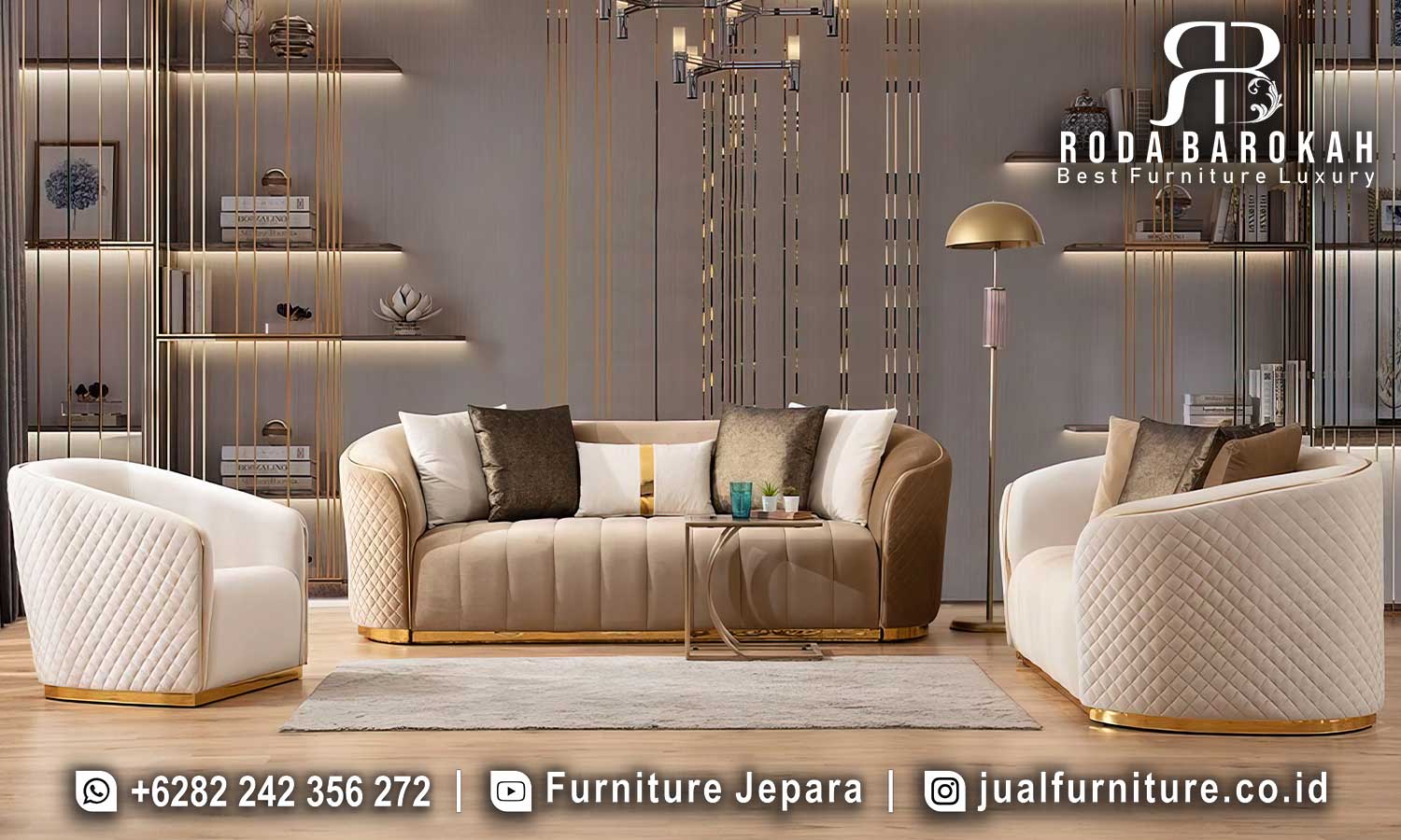 Baru Sofa Mewah Modern Terbaru Desain Indah STM-865
