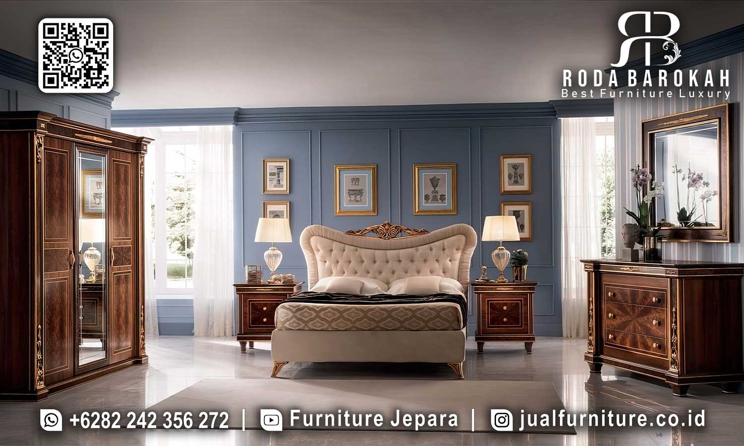 Bergaransi Tempat Tidur Mewah Celestio Kualitas Bagus STT-469