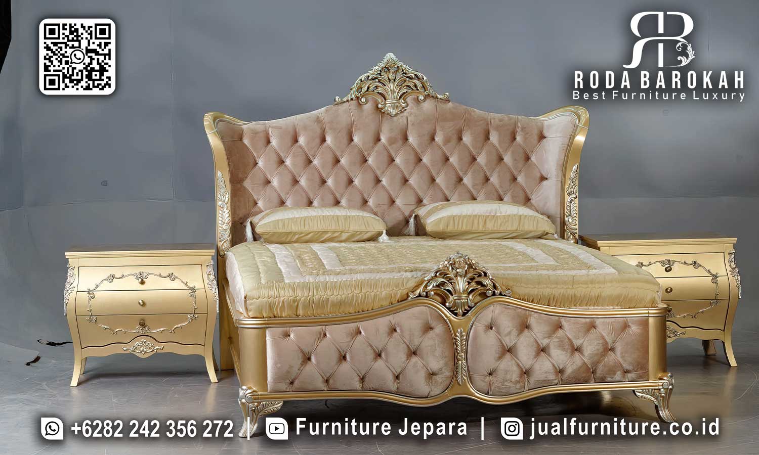 Jual Tempat Tidur Mewah Casablanca Awet Digunakan STM-881