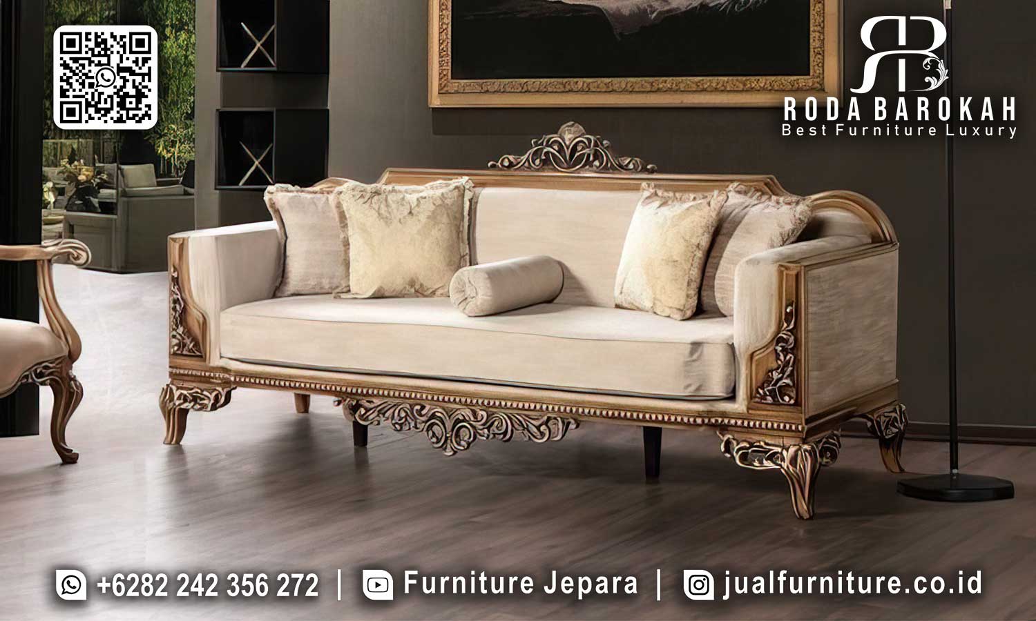 Merek Sofa Tamu Mewah Versalia Desain Menarik STM-868