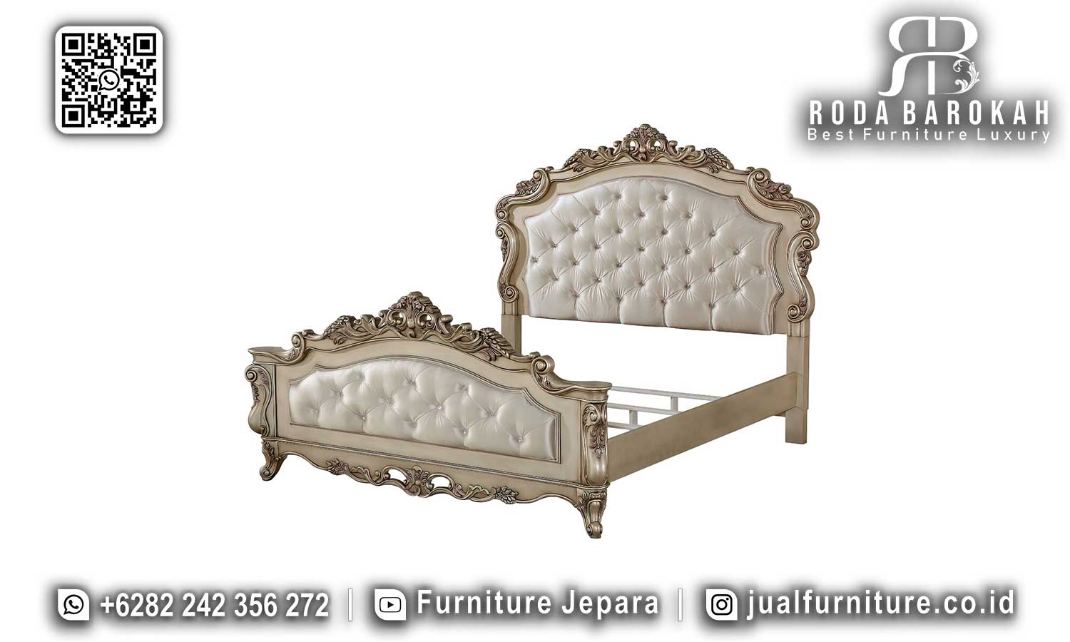 Set Kamar Tidur Mewah Monaco Kerajinan Jepara STM-887