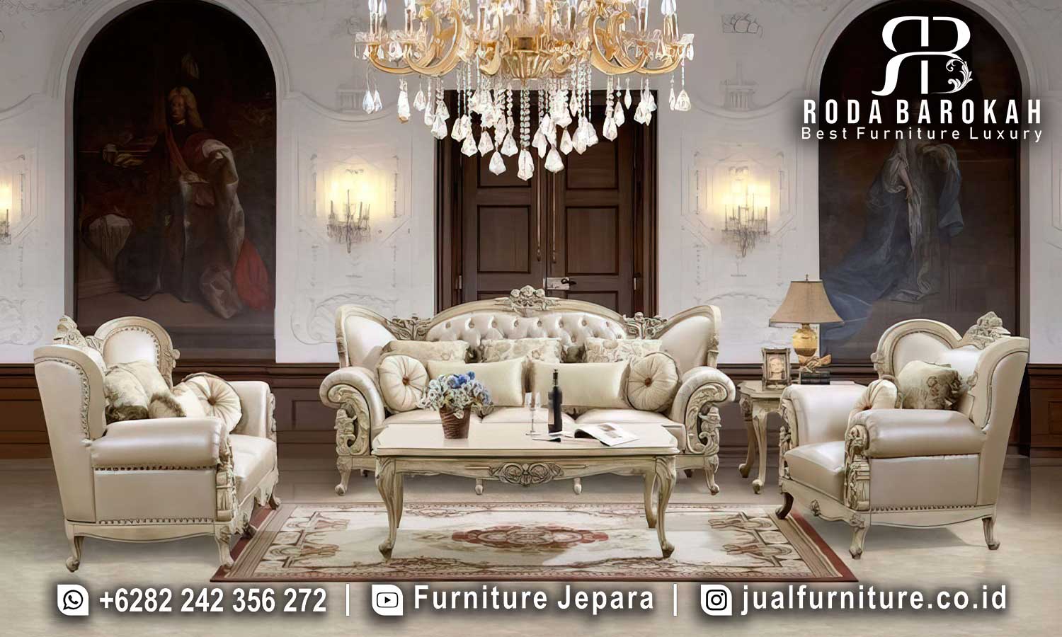 Set Kursi Tamu Mewah Monaco Produk Berkualitas STM-878
