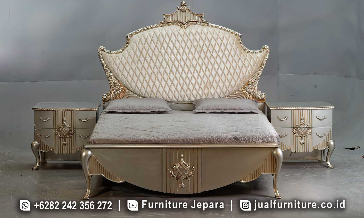 Tempat Tidur Mewah Unik Eleganza Nuansa Timeless STM-884