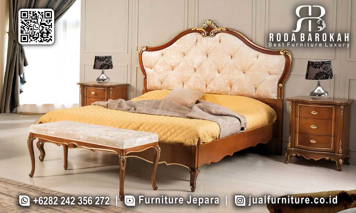 Viral Tempat Tidur Mewah Alvero Kualitas Oke STT-471
