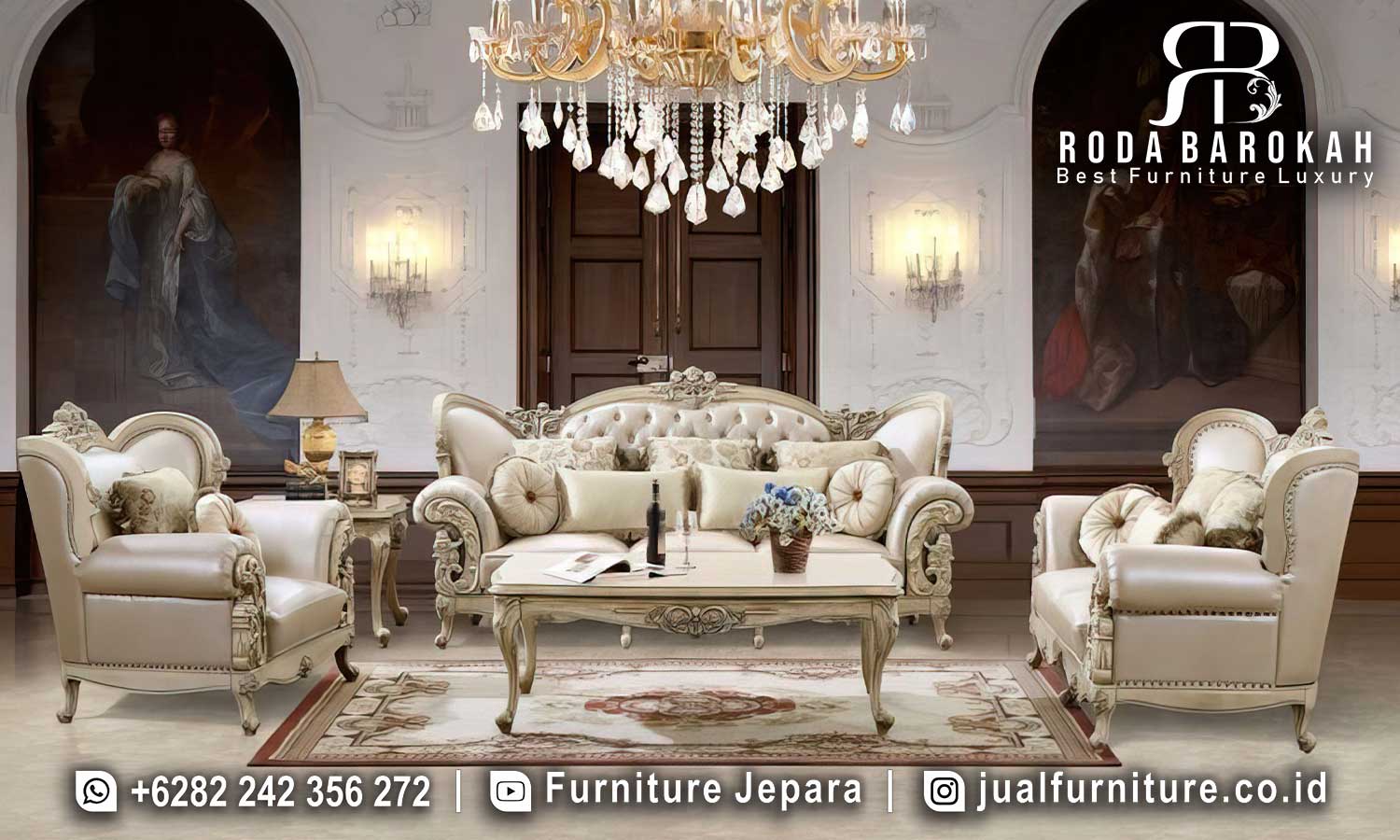 Set Kursi Tamu Mewah Monaco Produk Berkualitas STM-878