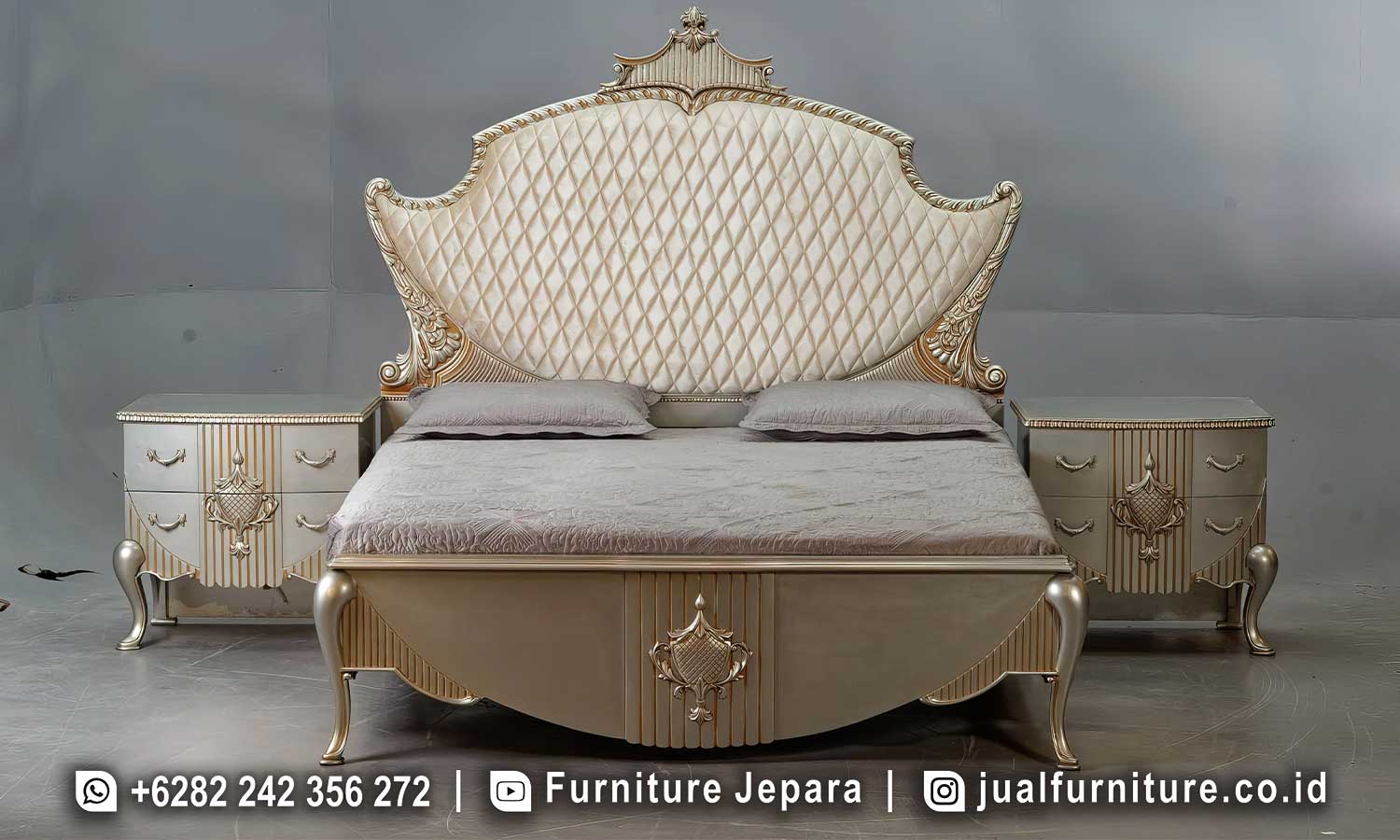 Tempat Tidur Mewah Unik Eleganza Nuansa Timeless STM-884