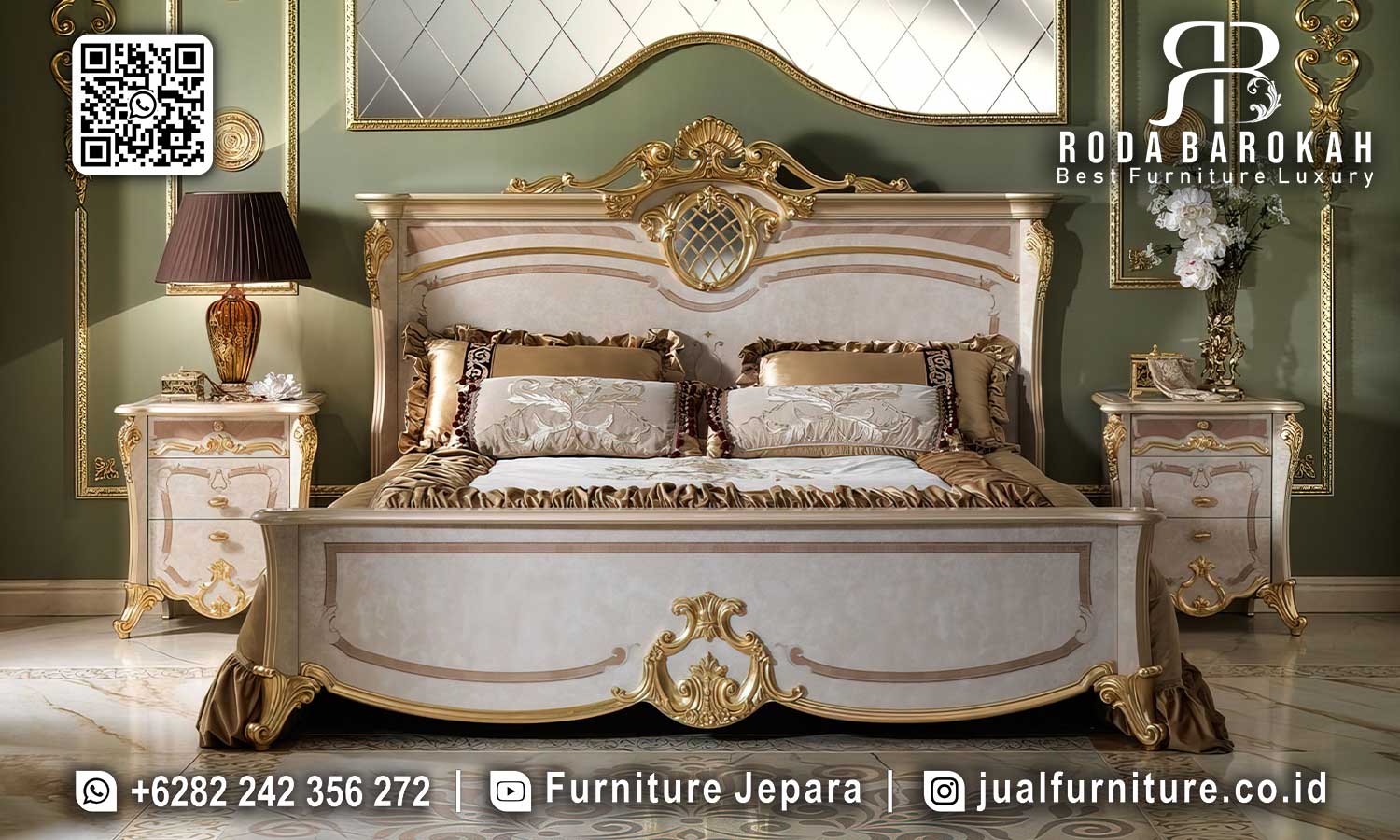 Vintage Tempat Tidur Mewah Harga Promo STT-468