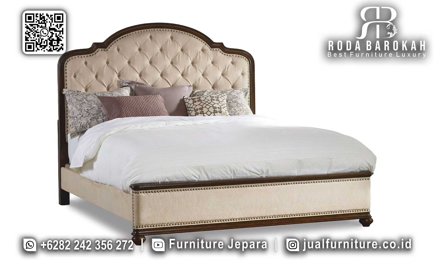 Best Tempat Tidur Jati Vicenza Ukiran Detail STT-526