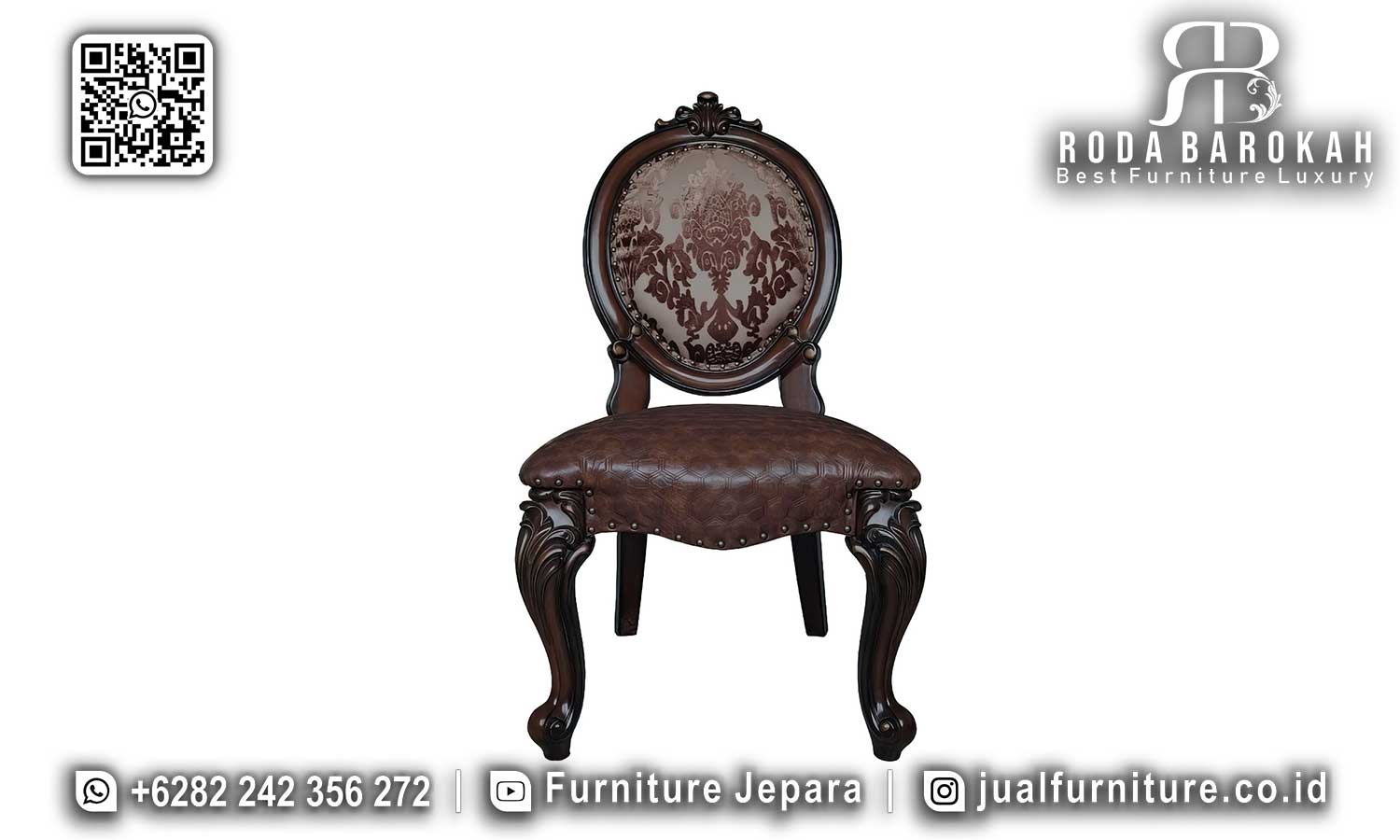 Meja Makan Jati Bundar