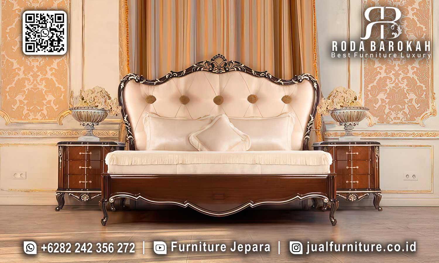 Set Kamar Tidur Mewah Jati