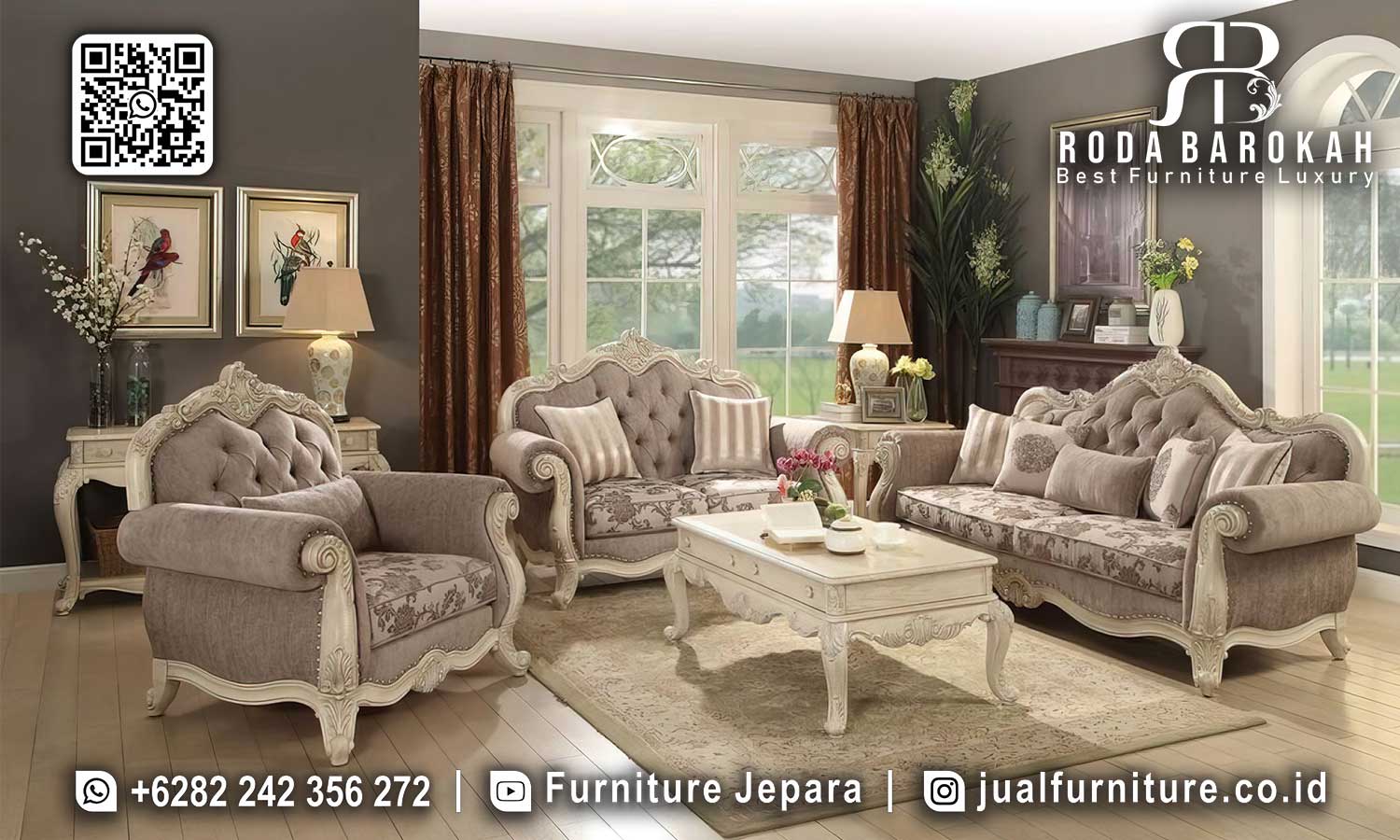 Set Kursi Sofa Mewah Tamu Imperiale Kokoh Kuat STM-893