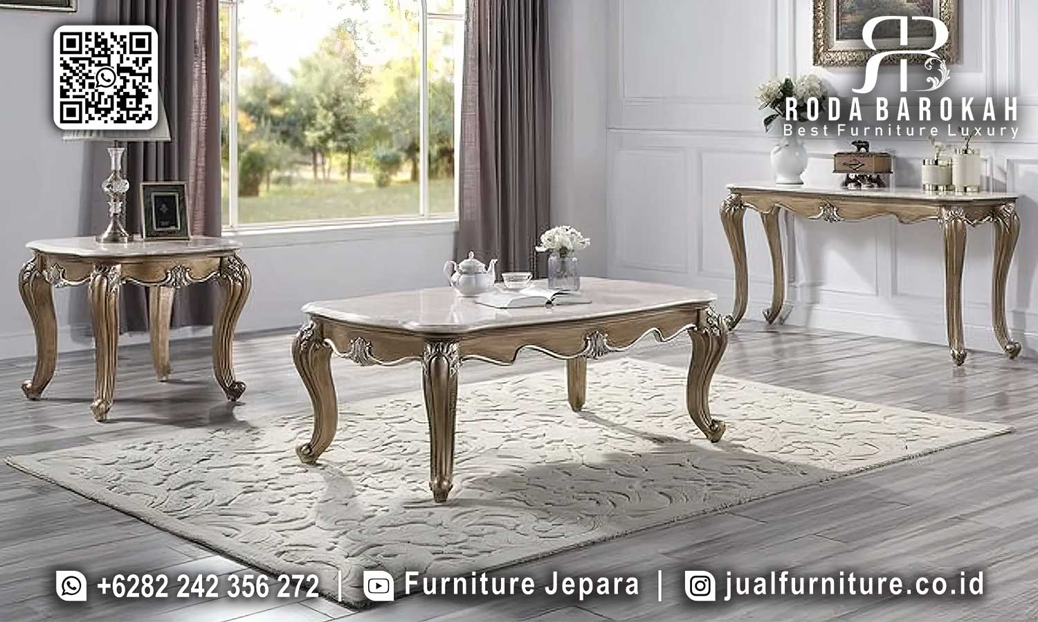 Sofa Mewah Jepara Klasik Bellezza Nuansa Elegan STM-901