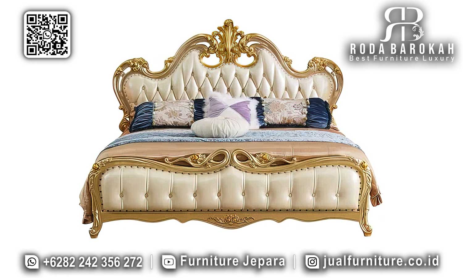 Tempat Tidur Mewah Klasik Cortile Produk Berkualitas STT-497