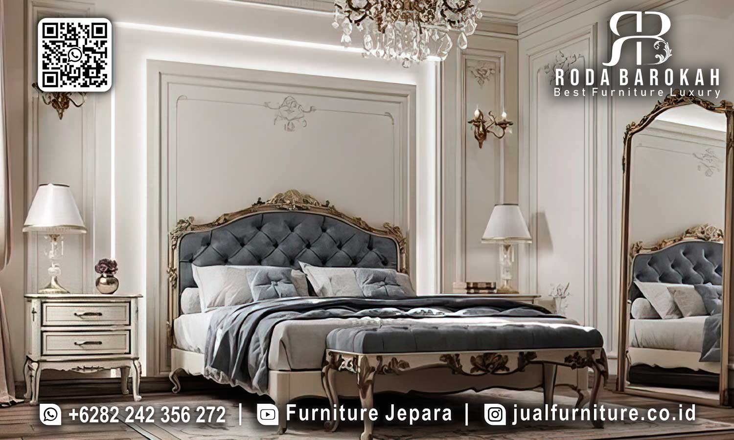 Tempat Tidur Mewah Modern Regale Desain Prestisius STT-481