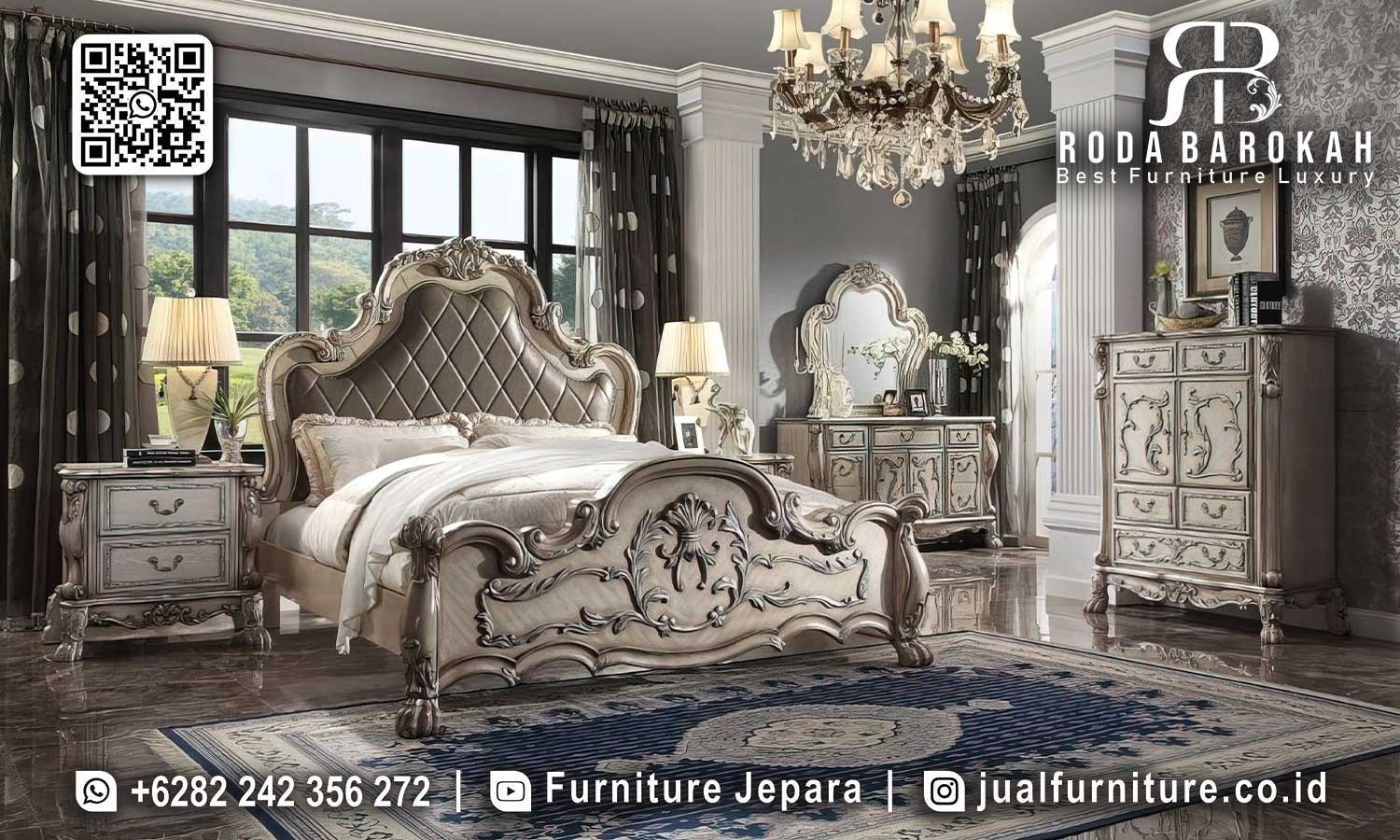 Jual Set Kamar Tidur Mewah Siena Anti Rayap STT-519