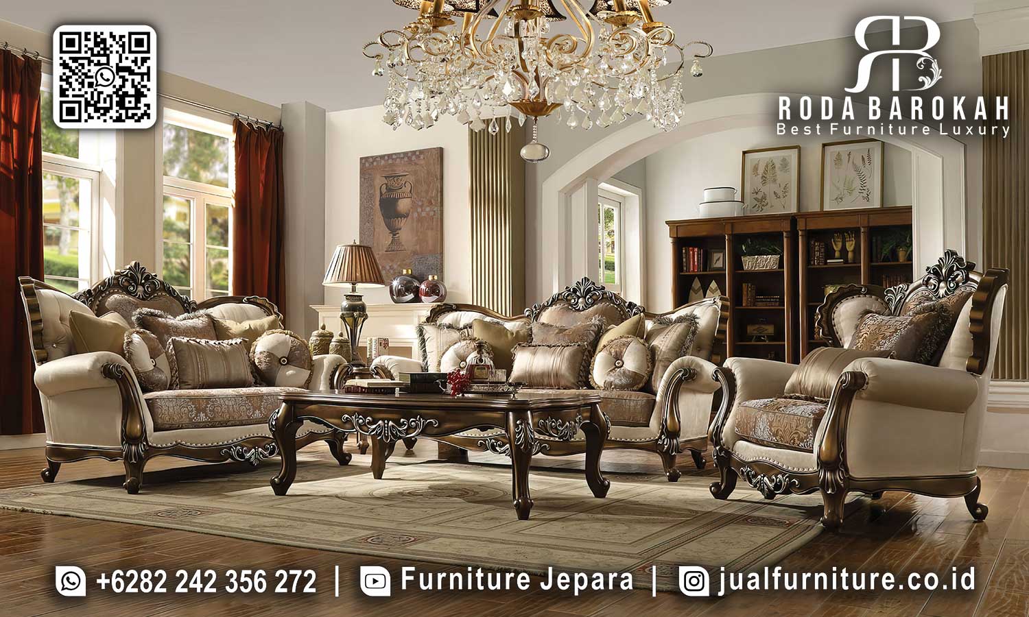 Jual Sofa Tamu Jati Jepara Ravenna Jepara STM-927