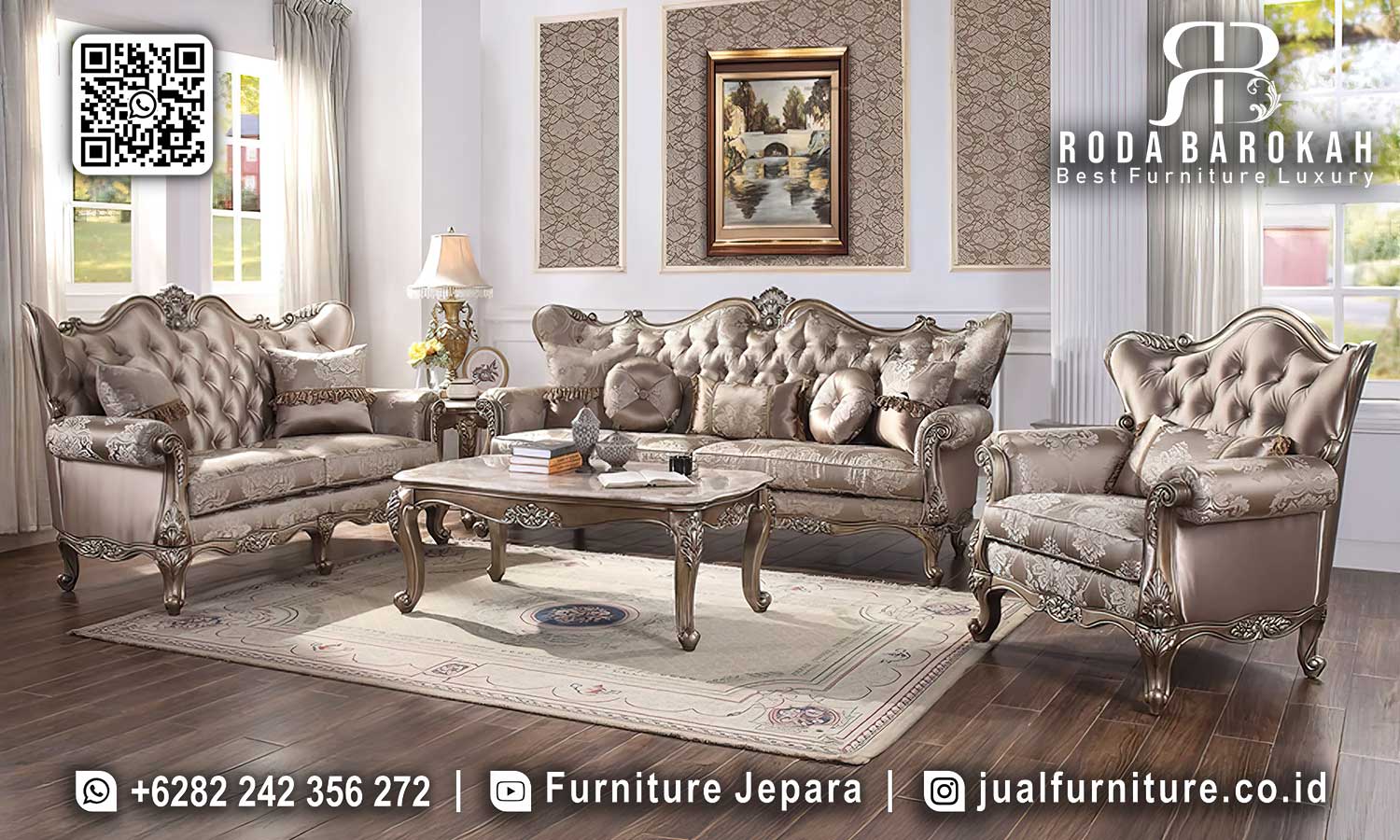 Jual Sofa Tamu Mewah Cordoba Kesan Prestisius STM-906