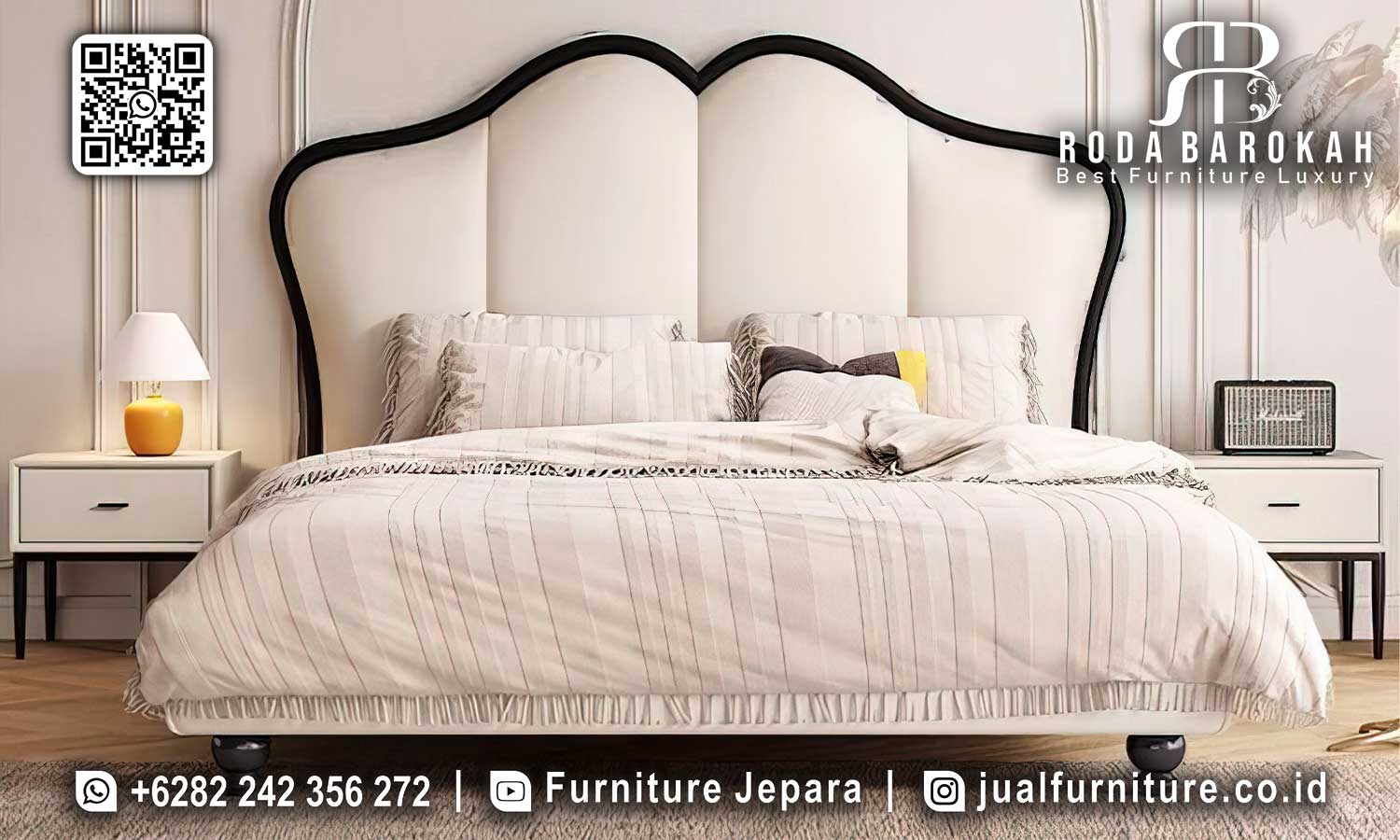 Model Tempat Tidur Mewah Montmartre Desain Elegan STT-499
