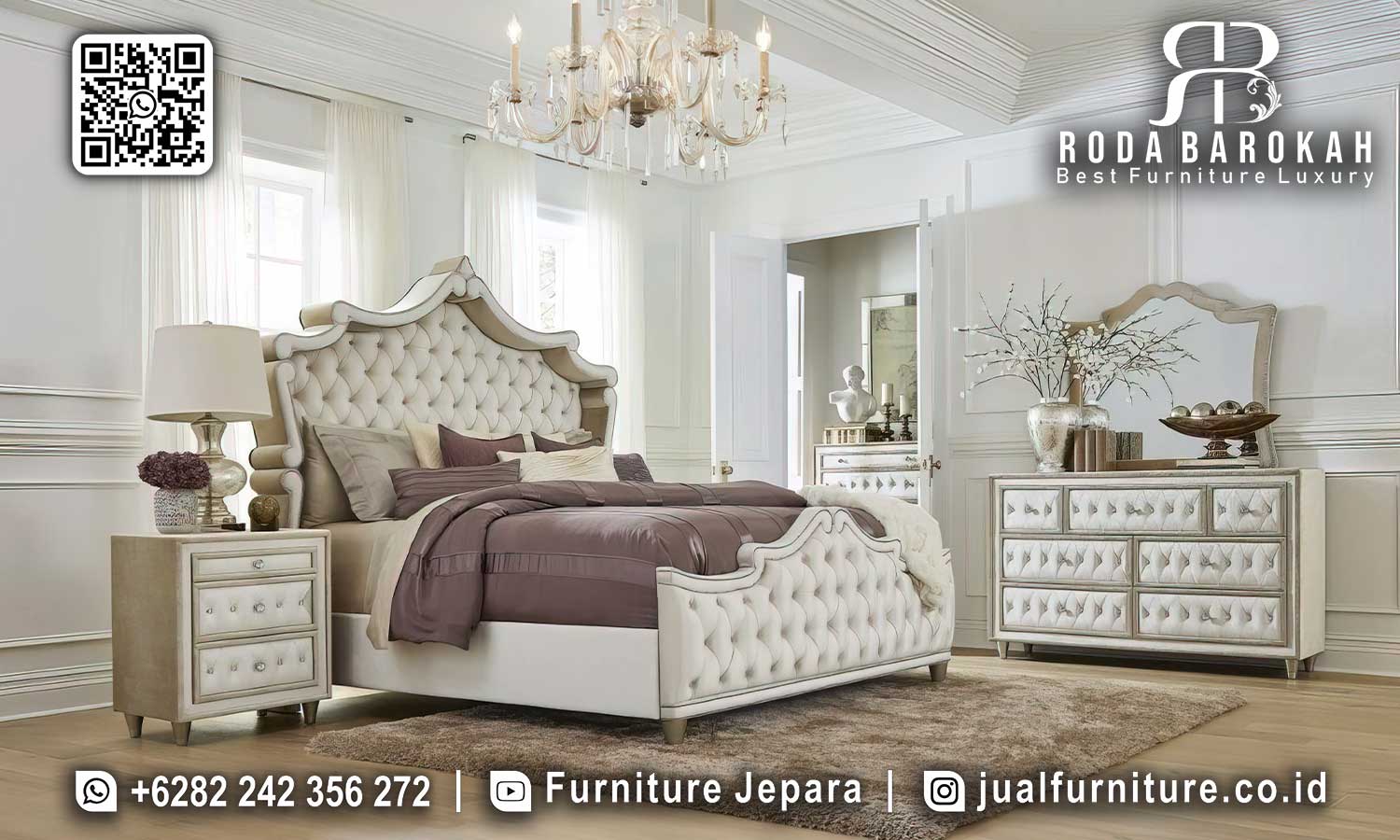 Tempat Tidur Minimalis Mewah Napoleon Rakitan Presisi STT-511