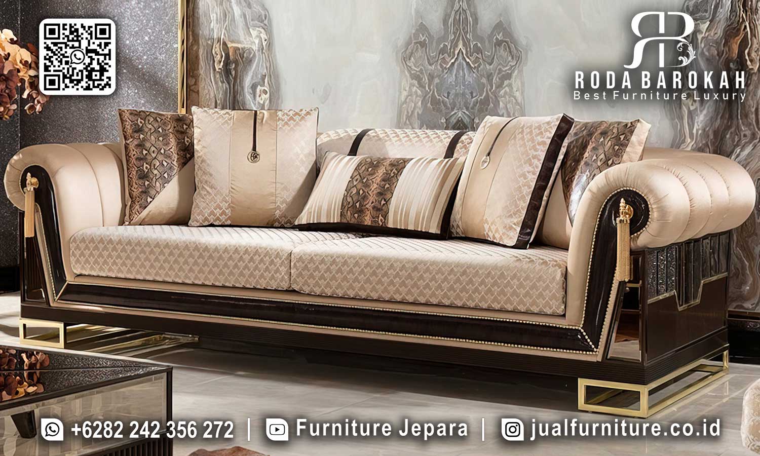 Best Sofa Ruang Tamu Mewah Amalfi Produk Terjamin STM-984