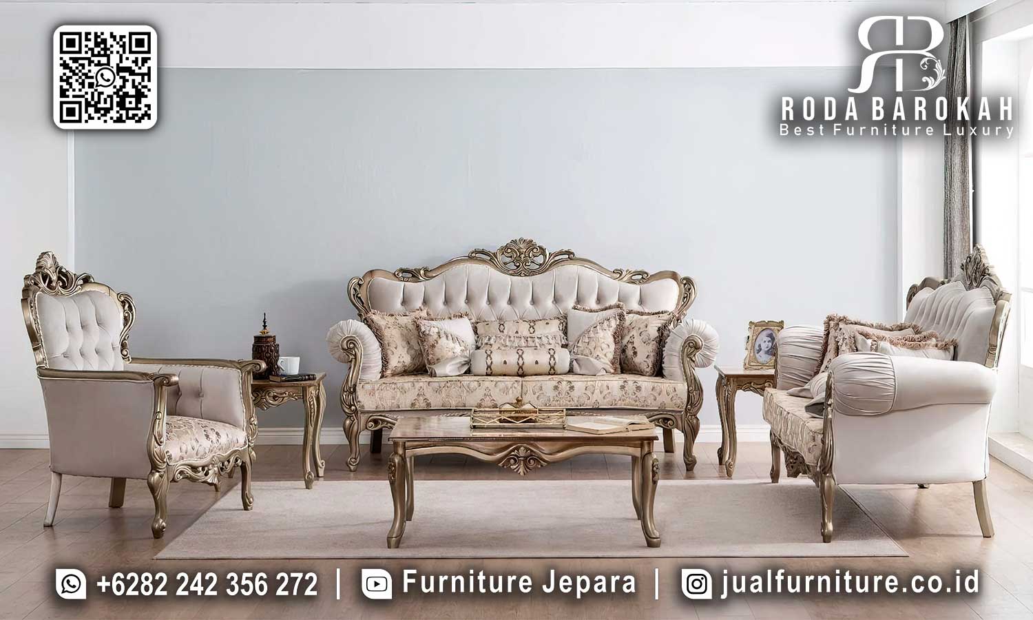 Desain Sofa Tamu Mewah Cordoba Desain Elegan STM-963