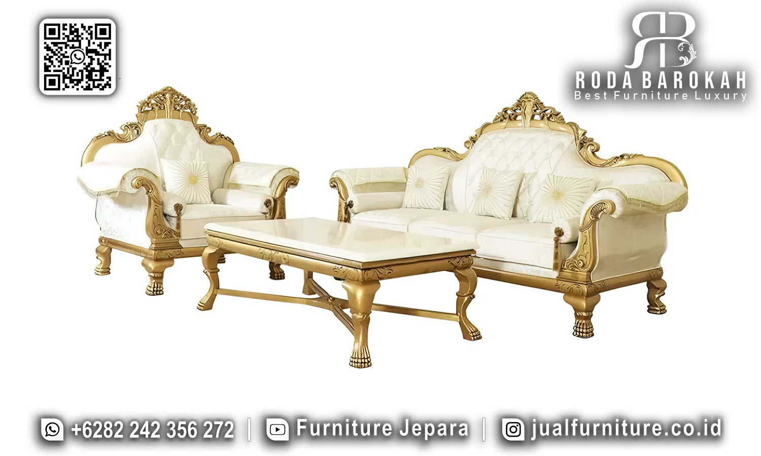 Kursi Sofa Tamu Mewah Cordoba Nuansa Elegan STM-982