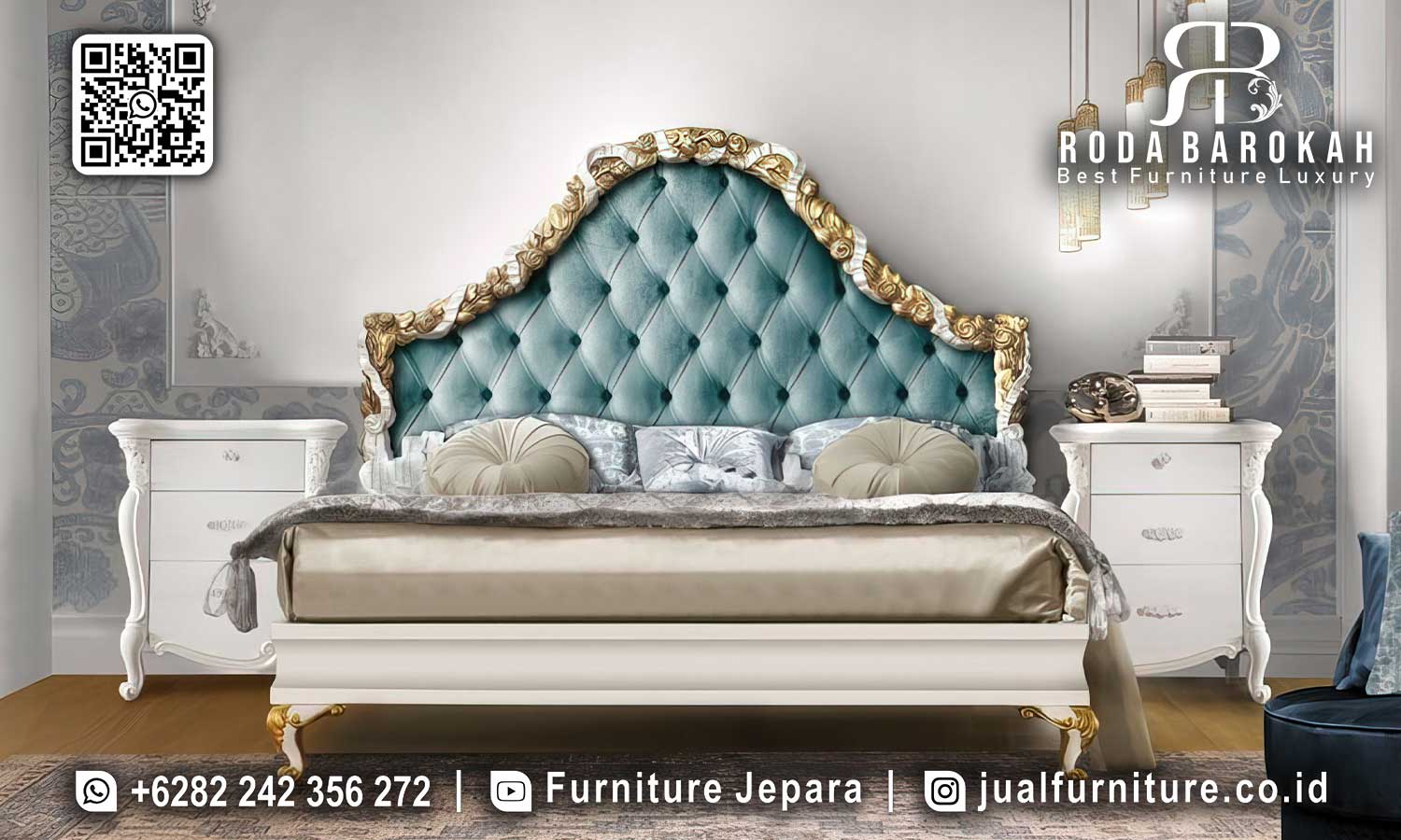 Model Tempat Tidur Mewah Klasik Classico Kesan Refined STT-534