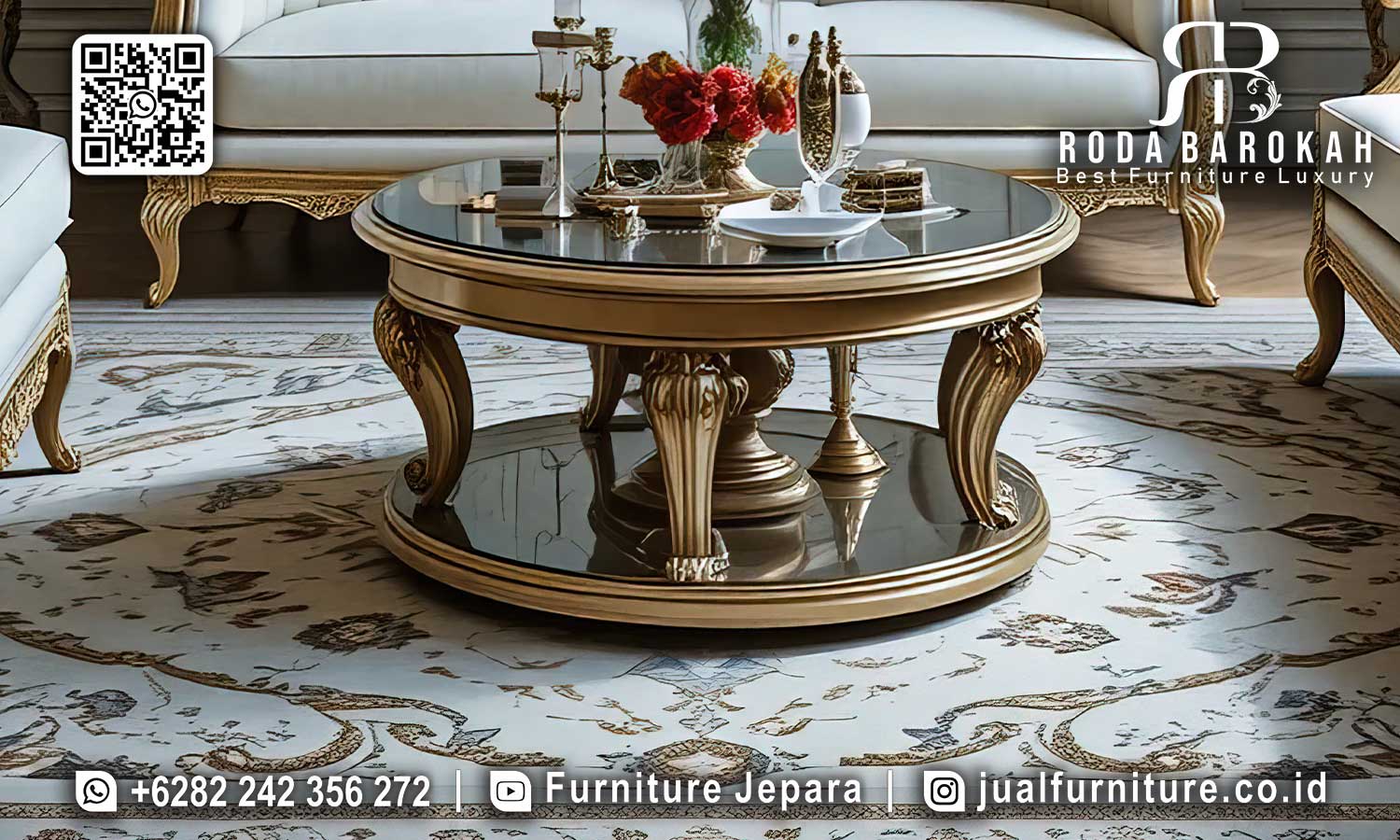 Model Terbaru Sofa Tamu Mewah Capri Desain Prestisius STM-944